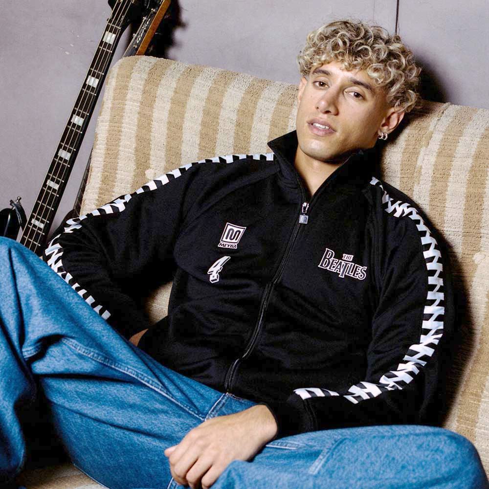 The Beatles - Meyba Logos Trainings jacket - Zwart